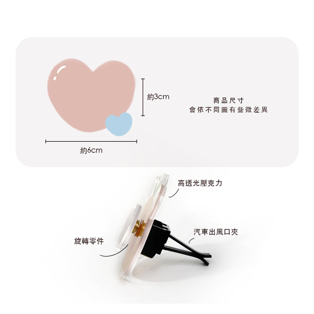 車用旋轉香氛夾